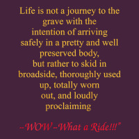 Life Is Not A Journey To The Grave With The Intention Premium Tee | Teevron