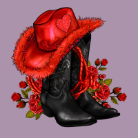 Valentines Day Cowboy Boots Red  And Roses Heavyweight Hoodie | Teevron