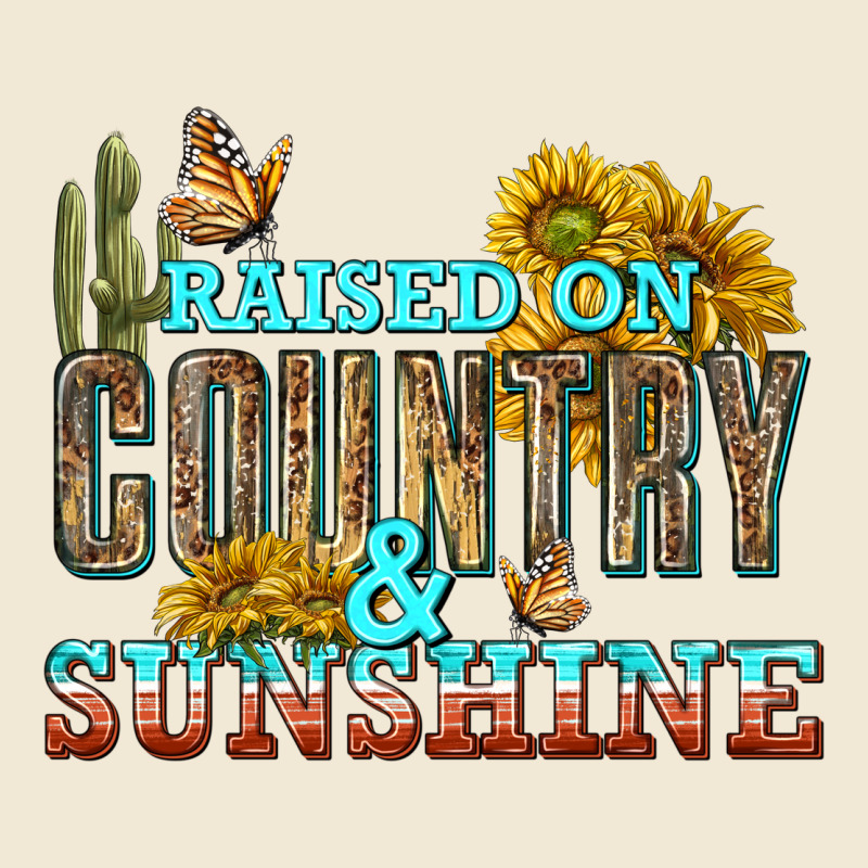 Raised On Country And Sunshine Premium Tee by texasbilliewilder | Teevron