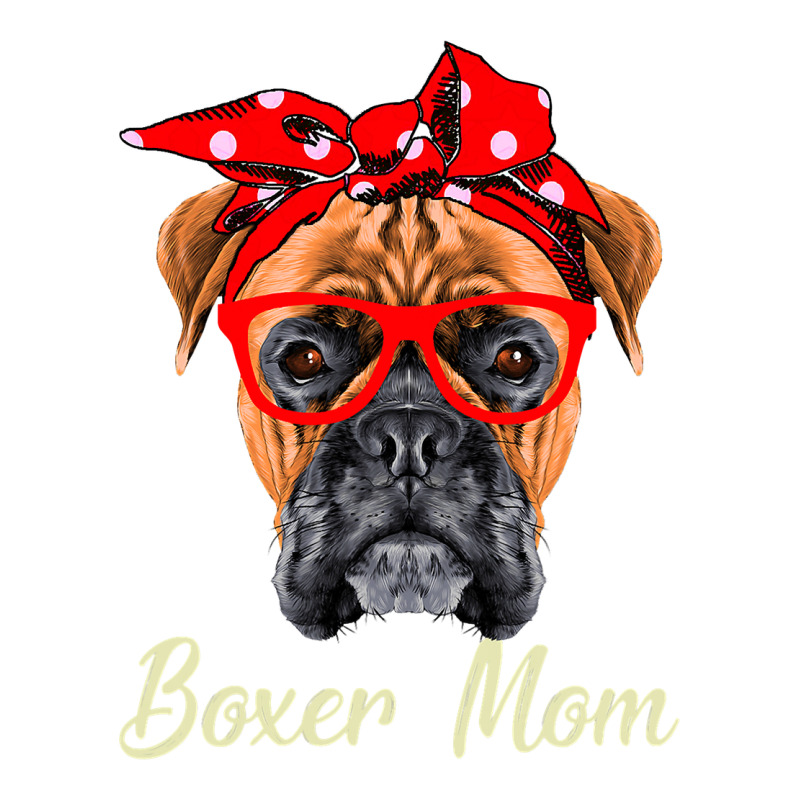 Boxer Mom Dogs  Mothers Day Dog Lovers Gifts For Women Premium Tee by longCreatives | Teevron