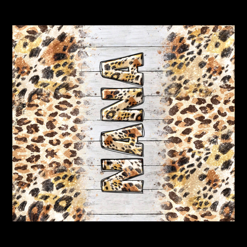 Mother's Day Nana Leopard Tumbler Tbs Ladies Tee by TumblerDesignByShophia | Teevron