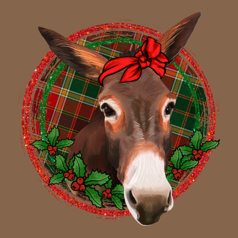 Christmas Donkey With Bandana Premium Tee by Jasminsmagicworld | Teevron