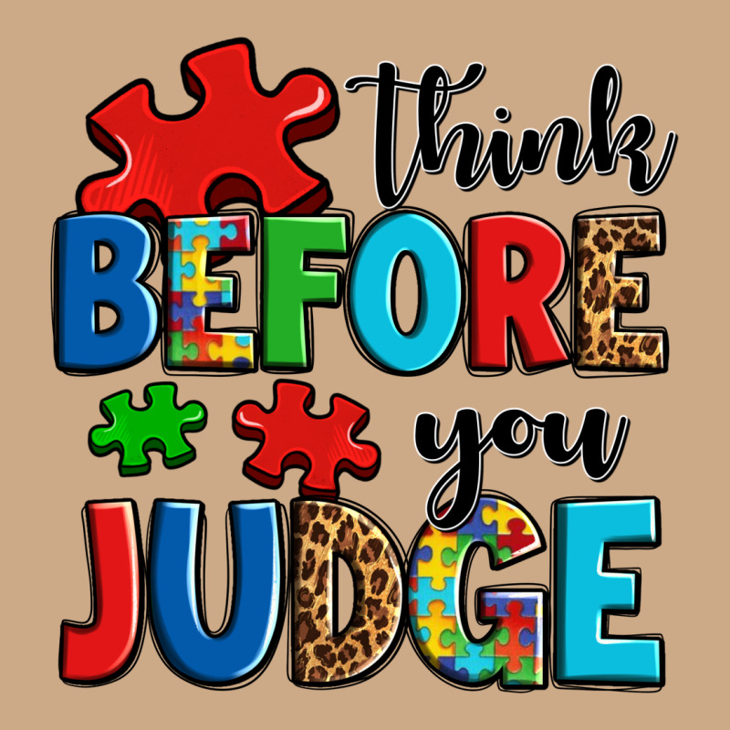 Think Before You Judge Vintage Hoodie by OliviaCreatesArt | Teevron