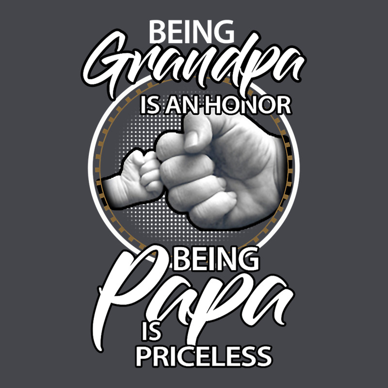 Being Grandpa Is An Honor Being Papa Is Priceless, Gift Dad Long Sleeve Tee by longCreatives | Teevron