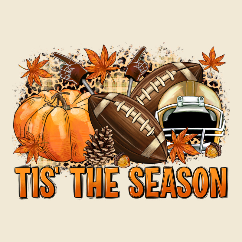 Tis' The Season Football And Light Yellow Helmet Premium Tee by NancyCooperArtShop | Teevron