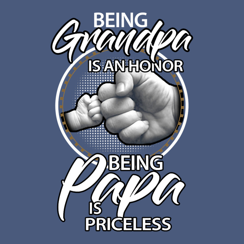 Being Grandpa Is An Honor Being Papa Is Priceless, Gift Dad Vintage Hoodie by longCreatives | Teevron
