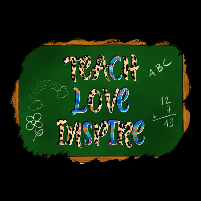 Teach Love Inspire Chalkboard Urban Hoodie by AdoDesignShop | Teevron