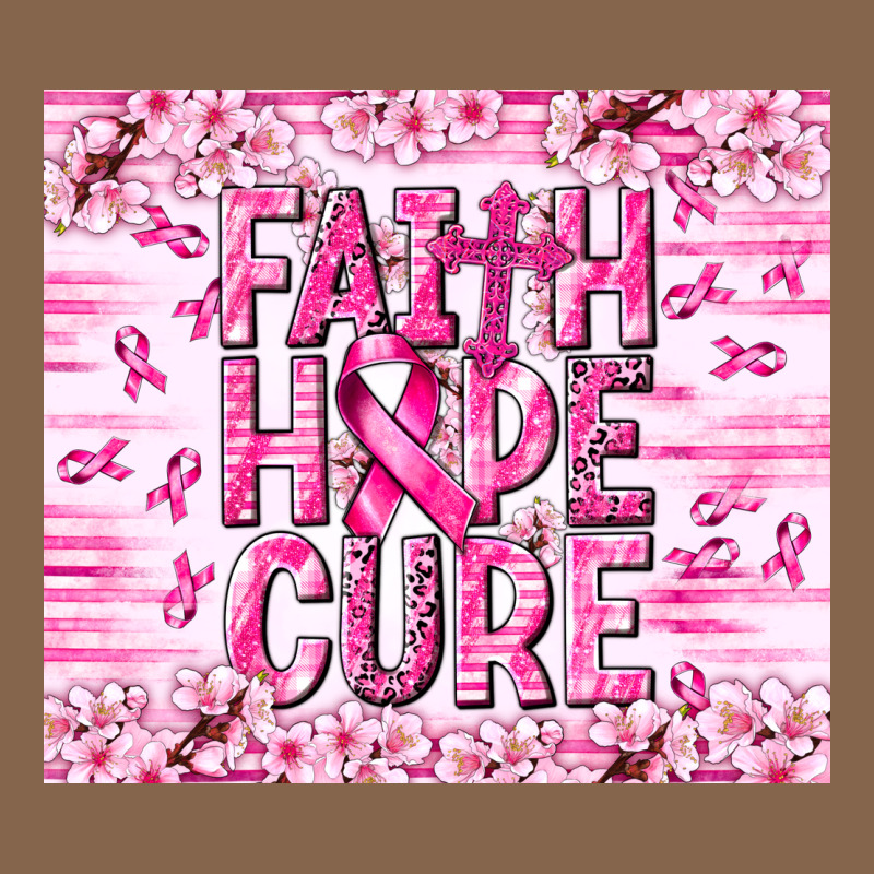 Faith Hope Cure Cancer Premium Tee by NancyCooperArtShop | Teevron
