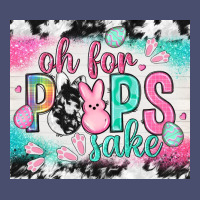 Oh For Peeps Sake With Cowhide Tumbler Easter Day Vintage Tee | Teevron
