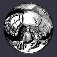 M.c. Escher Spherical Self Portrait Vintage Hoodie | Teevron