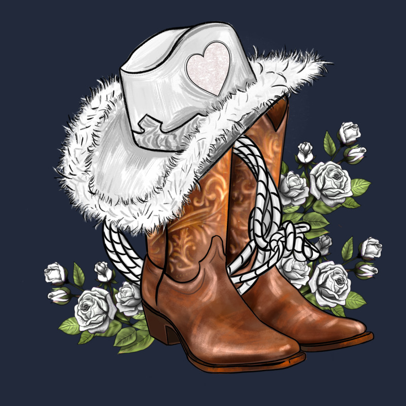 White  Cowgirl  And Roses Premium Sweatshirt by AdoDesignShop | Teevron