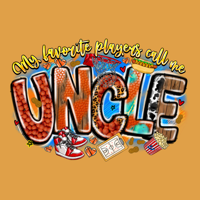 My Favorite Players Call Me Uncle Basketball Premium Hoodie by CowhideDigitalArt | Teevron