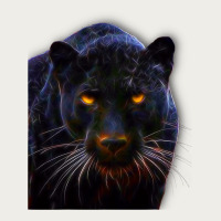 Black Panther, Big Cat T Zipper Hoodie | Teevron