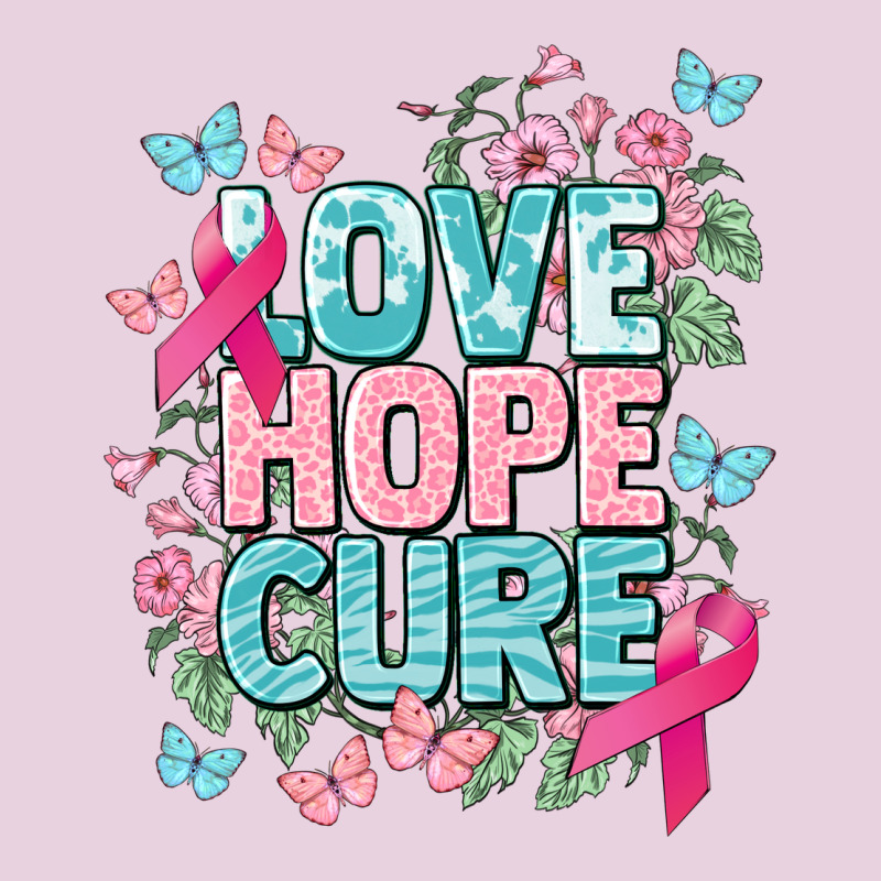 Love Hope Cure Cancer Awareness Ladies Tee by HowdyJamesFarm | Teevron