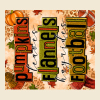 Pumpkins Leaves Flannels Hayrides Football Premium Tee | Teevron