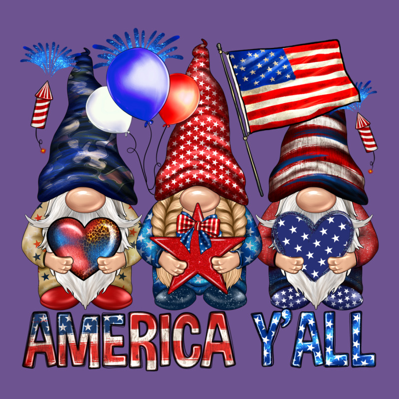 America Y'all With Gnomies Vintage Tee by HowdyJamesFarm | Teevron