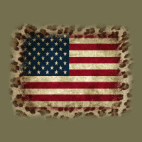 America Flag And Leopard Vintage Hoodie | Teevron