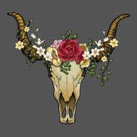 Bull Skull With Rose And Flowers Zipper Hoodie | Teevron