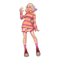colorful girl | Teevron
