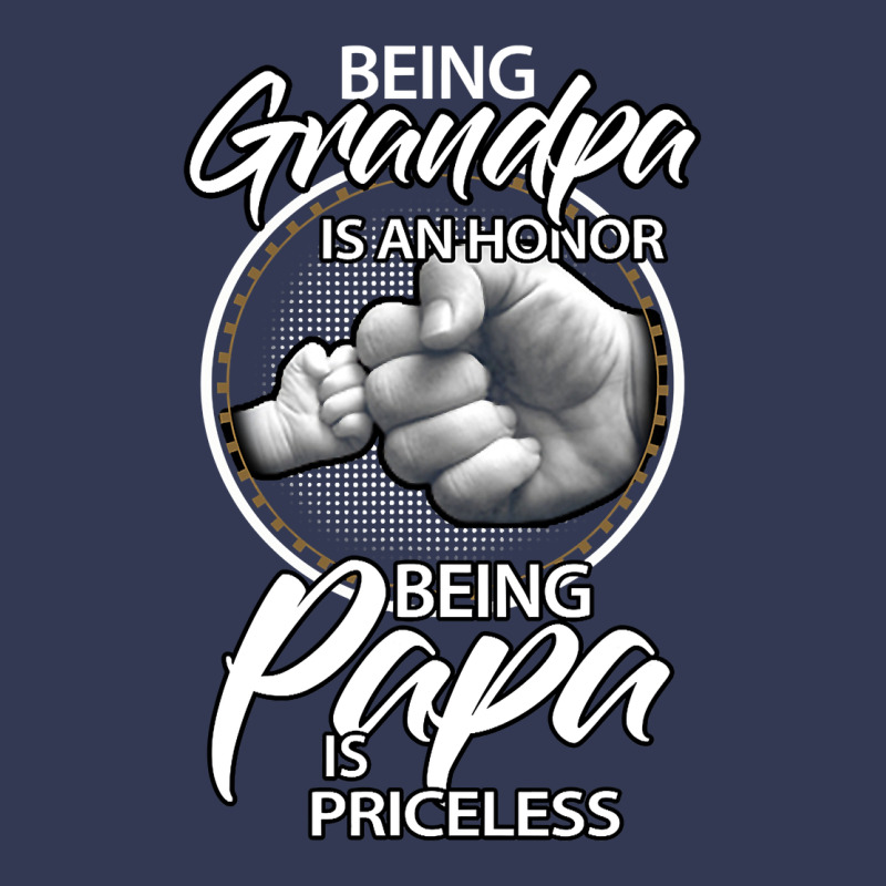 Being Grandpa Is An Honor Being Papa Is Priceless, Gift Dad Heavyweight Hoodie by longCreatives | Teevron