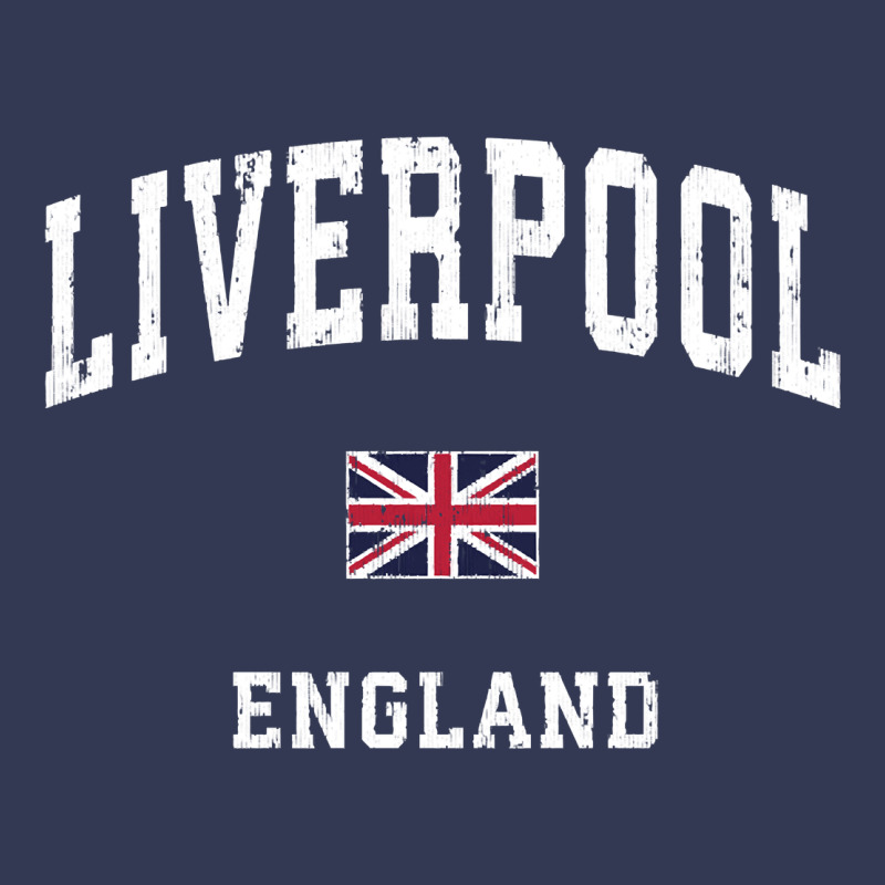 Liverpool England Vintage Athletic Sports Design Heavyweight Hoodie by longCreatives | Teevron