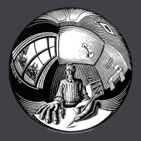 M.c. Escher Spherical Self Portrait Heavyweight Hoodie | Teevron