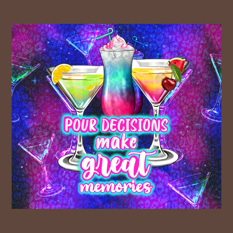 Pour Decisions Make Great Memories Classic Tee by TumblerDesignByShophia | Teevron