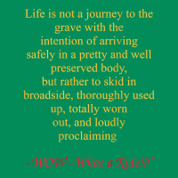Life Is Not A Journey To The Grave With The Intention Urban Hoodie | Teevron