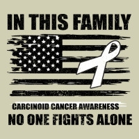No One Fights Alone Pancreatic Cancer Awareness Heavy Core Tee | Teevron