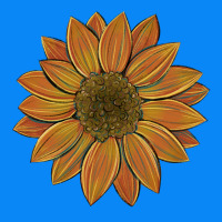 Sunflower Zipper Hoodie | Teevron