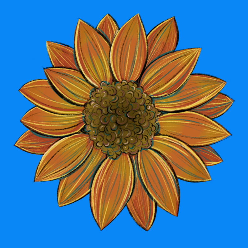 Sunflower Zipper Hoodie by Artiststas | Teevron