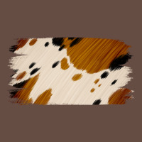 Cowhide Black And Light Brown Brushstroke Long Sleeve Tee | Teevron