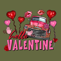 Hello Valentine Valentine's Day Truck Long Sleeve Tee | Teevron
