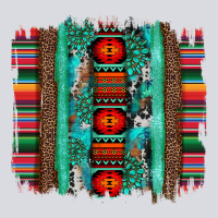 Serape Aztec Leopard And Turquoise Glitter With Gemstone Brushstroke Zipper Hoodie | Teevron