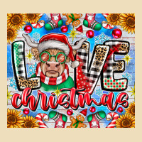 Love Christmas Highland Cow Premium Hoodie | Teevron