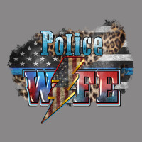 Police Wife Lightning Bolt 4th Of July Vintage Tee | Teevron