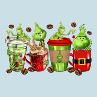 Grinch Coffee Cups Ladies Tee | Teevron