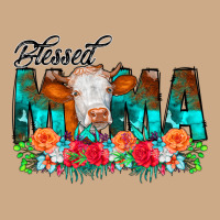 Blessed Mama Flowers Cow Vintage Hoodie | Teevron