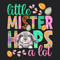 Little Mister Hops A Lot Easter Day Vintage Tee | Teevron