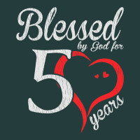 Vintage 50th Birthday Blessed By God For 50 Years Birthday Classic Tee | Teevron