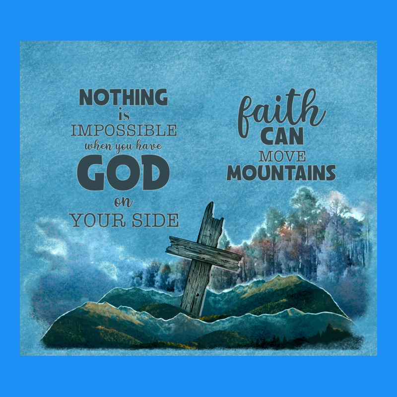 Nothing Is Impossible With Cross Classic Tee by TumblerDesignByShophia | Teevron
