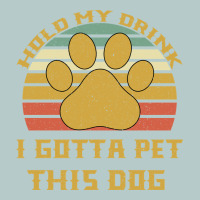 Hold My Drink I Gotta Pet This Dog Heavy Core Tee | Teevron