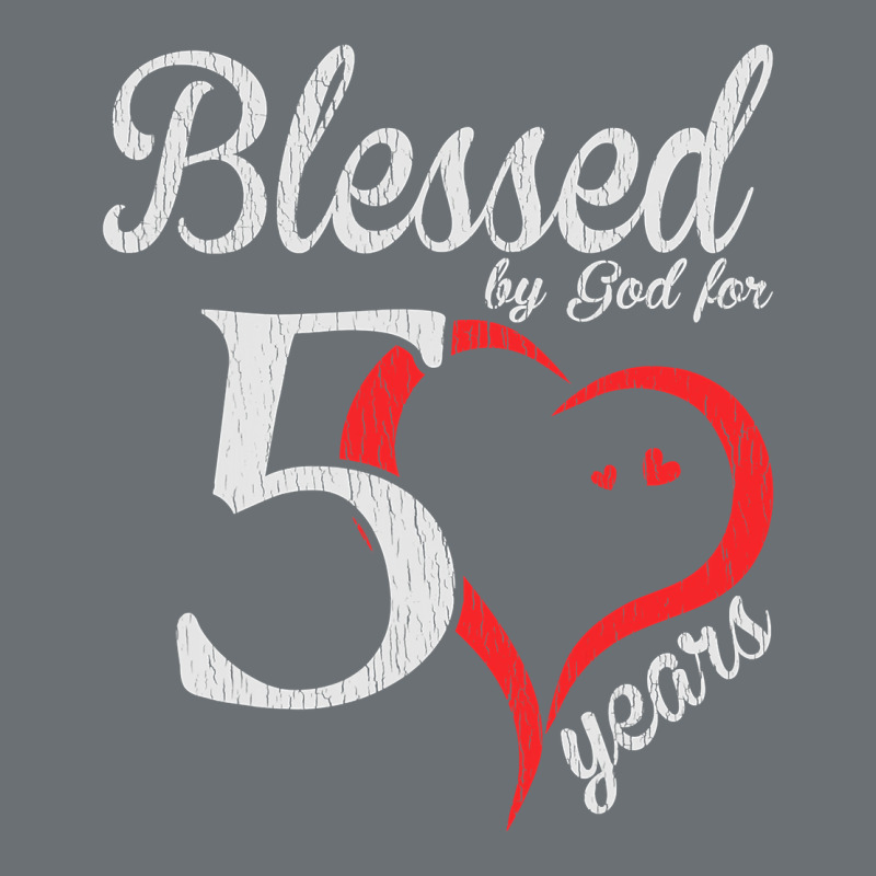 Vintage 50th Birthday Blessed By God For 50 Years Birthday Premium Hoodie by longCreatives | Teevron