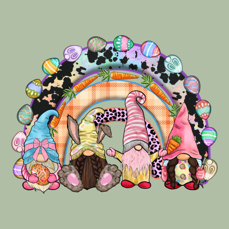 Easter Day Rainbow Gnomes Urban Heavy Tee by CowGirlArtShop | Teevron