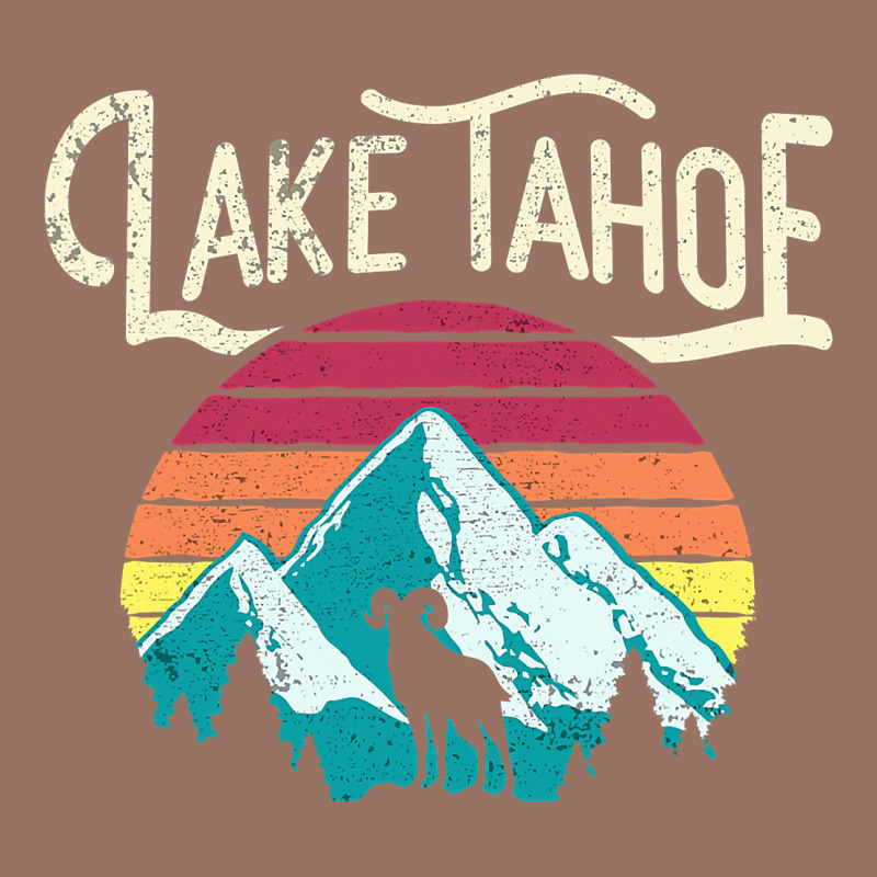 Vintage Lake Tahoe Mountains Retro T Premium Hoodie by longCreatives | Teevron