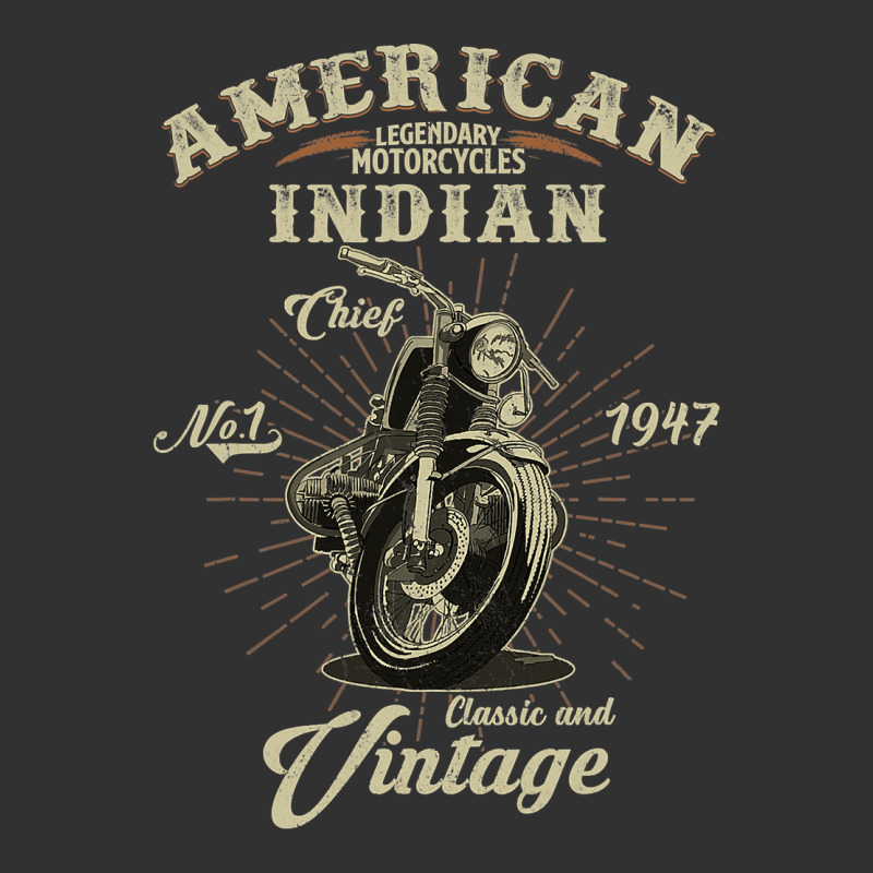 Vintage American Motorcycle Indian For Old Biker Gifts Urban Heavy Tee by longCreatives | Teevron