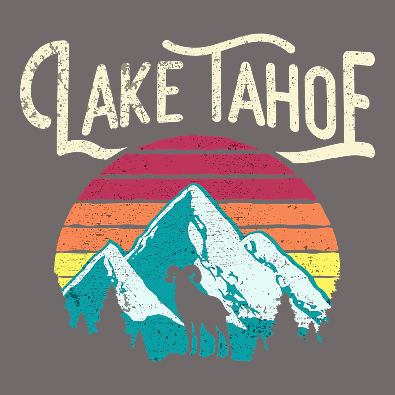 Vintage Lake Tahoe Mountains Retro T Urban Heavy Tee by longCreatives | Teevron