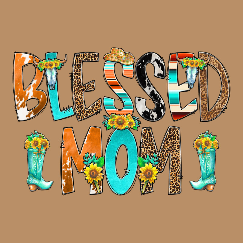 Blessed Mom Vintage Hoodie by CowCowDesign | Teevron
