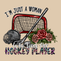 I'm Just A Woman Who Loves Her Hockey Player Heavyweight Sweatshirt | Teevron