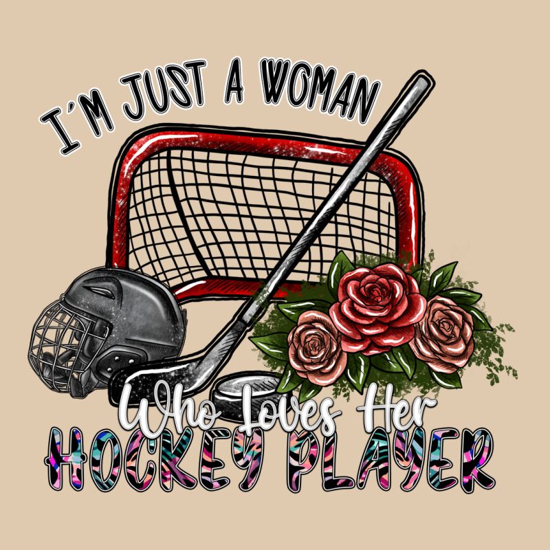 I'm Just A Woman Who Loves Her Hockey Player Heavyweight Sweatshirt by SublimationCraftShop | Teevron